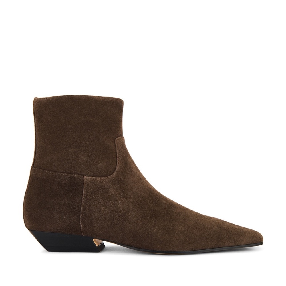 Tony Bianco Chocolate Brown Suede Ankle Boot